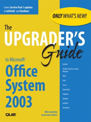 cover image of Upgrader's Guide to Microsoft Office System 2003